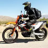 Schmutz-Motorrad-Rutsche